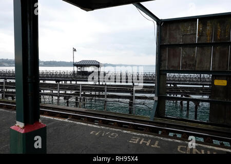 Ryde Pier Head, Ryde, Isle of Wight, Angleterre, Royaume-Uni. Banque D'Images