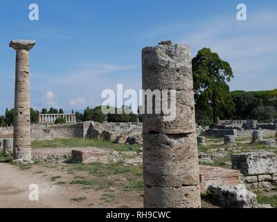 Paestum Banque D'Images