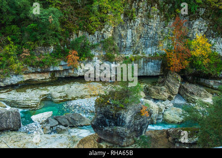 Canyon d'Añisclo dans le parc national d'Ordesa et de Monte Perdido. Huesca, Espagne Banque D'Images