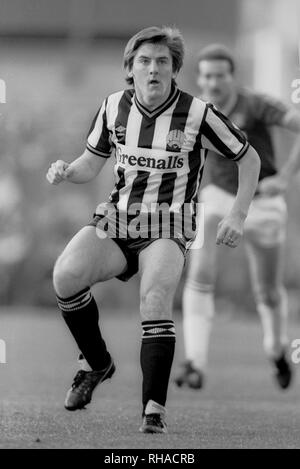 PETER BEARDSLEY, Newcastle United FC, , 1986 Banque D'Images