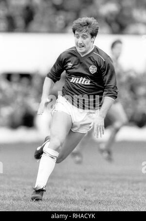 JOHN ROBERTSON, le CŒUR DU MIDLOTHIAN FC, , 1986 Banque D'Images