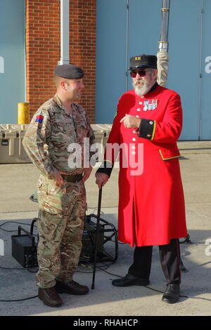 Artilleryfest à Lark Hill 20 Octobre 2018 Banque D'Images