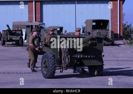 Artilleryfest à Lark Hill 20 Octobre 2018 Banque D'Images