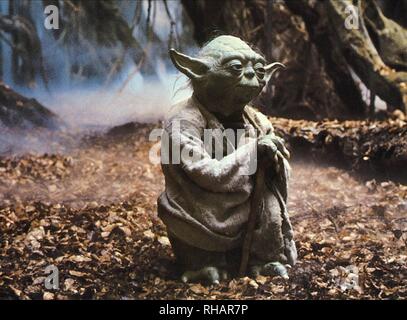 YODA, Star Wars : Episode V - L'Empire contre-attaque, 1980 Banque D'Images