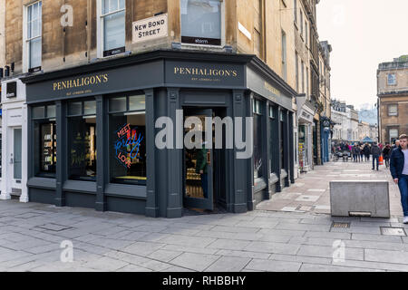 Parfum Penhaligon's store dans le centre-ville de Bath, Angleterre Banque D'Images