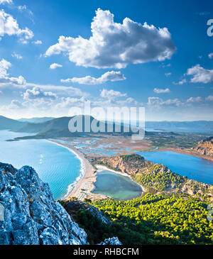 La plage d'Iztuzu. Emplacement : Dalyan-Turkey. Banque D'Images