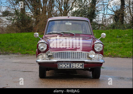 1965 Ford Anglia estate, voiture familiale britannique classique Banque D'Images