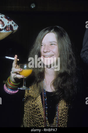 JANIS JOPLIN (1943-1970) chanteuse de rock américain en 1969. Photo : Jeffrey Mayer Banque D'Images