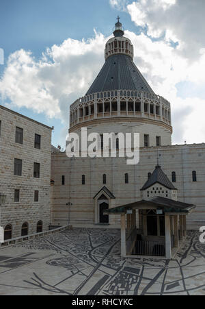 Basilique de l'Annonciation à Nazareth Banque D'Images