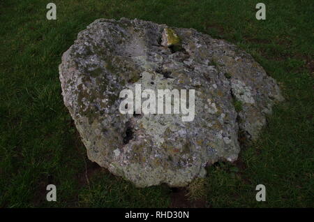 Kingston Russell Stone Circle. Le Macmillan Way. Sentier de longue distance. Le Dorset. L'Angleterre. UK Banque D'Images