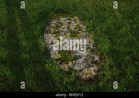 Kingston Russell Stone Circle. Le Macmillan Way. Sentier de longue distance. Le Dorset. L'Angleterre. UK Banque D'Images