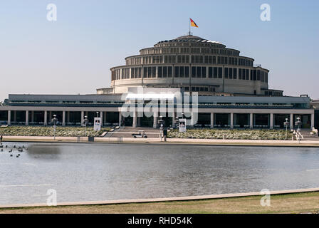 Vue sur Hala Stulecia à Wroclaw dans Polad Banque D'Images