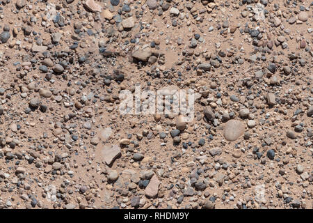 Détail de Texture de surface avec petit caillou rocher sur la masse sale, modèle sans couture Banque D'Images