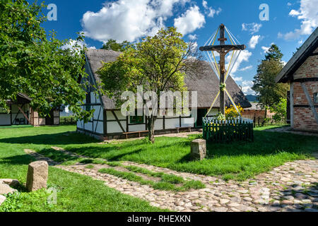 Skansen, Heritage Park à Nadole, Cassubia, Poméranie, Pologne Banque D'Images