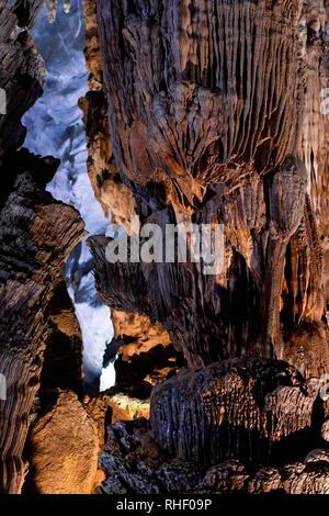 Phong Nha, les grottes de Phong Nha, un étonnant, merveilleux cavern à Bo Trach, Quang Binh, au Vietnam, est patrimoine de Viet Nam. Banque D'Images