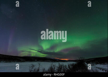 Northern lights près d'Alta, dans le nord de la Norvège Banque D'Images