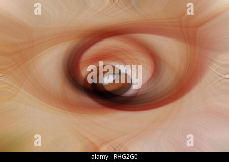 Le rendu 3D abstract fractal fond clair et effet twirl - Illustration Banque D'Images