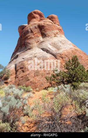 Canyons à Arches National Park Banque D'Images