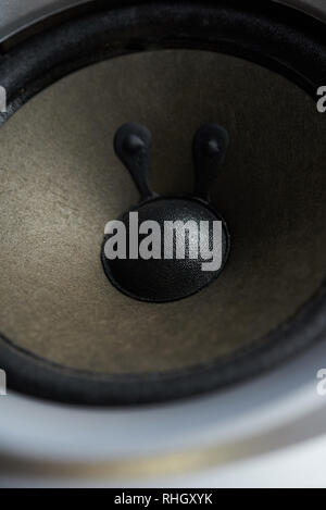 Audio Haut de près. Le président de son système subwoofer Banque D'Images