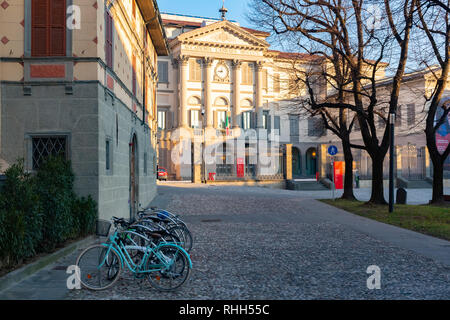 Bergamo, Italie, Jan 25, 2019 - L'Accademia Carrara est une galerie d'art et d'une académie des beaux-arts à Bergame, Italie Banque D'Images