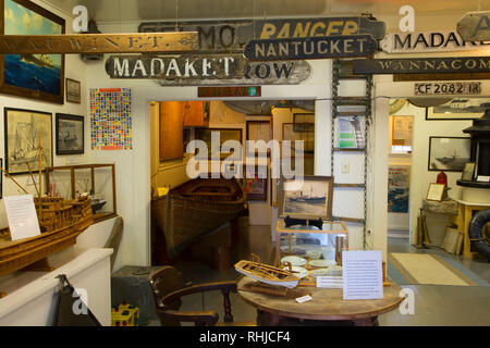 Expositions, Musée Maritime de la baie de Humboldt, Samoa, Californie Banque D'Images