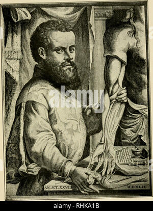 . La biologie et ses décideurs : avec des portraits et autres illustrations. Biologie -- Histoire. Fig. 4.-Vesalius, 1514-1564-. Veuillez noter que ces images sont extraites de la page numérisée des images qui peuvent avoir été retouchées numériquement pour plus de lisibilité - coloration et l'aspect de ces illustrations ne peut pas parfaitement ressembler à l'œuvre originale.. Locy, William A. (William Albert), 1857-1924. New York : Henry Holt Banque D'Images