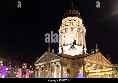 Marché de Noël au Gendarmenmarkt, Berlin, Allemagne Banque D'Images