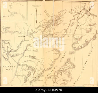 . Une reconnaissance biologique de la base de la péninsule d'Alaska. Zoologie de l'Alaska. Faune nord-américain no 2&Lt ; I. La plaque. Croquis de la proximité de l'ESB de la péninsule d'Alaska. La voie d'expédition --. Veuillez noter que ces images sont extraites de la page numérisée des images qui peuvent avoir été retouchées numériquement pour plus de lisibilité - coloration et l'aspect de ces illustrations ne peut pas parfaitement ressembler à l'œuvre originale.. Osgood, Wilfred Hudson, 1875-1947. Washington, Government Printing Office Banque D'Images