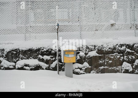 Vinter je förorten / l'hiver dans la banlieue Banque D'Images