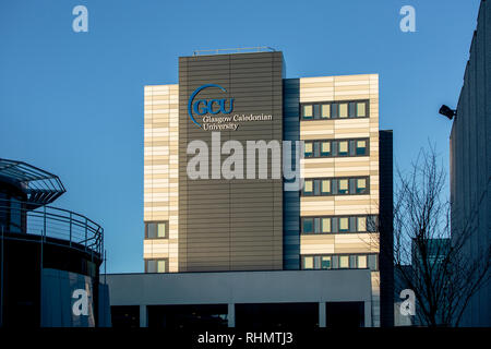 Glasgow Caledonian University Hamish bâtiment de bois Banque D'Images