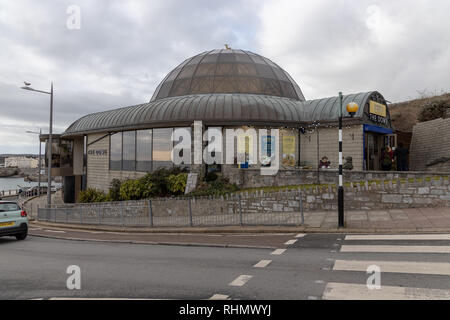 Villa Amaranta, le restaurant Dome, Plymouth Hoe Banque D'Images