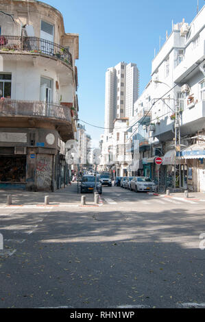 Levinsky street et market, Tel Aviv, Israël Banque D'Images