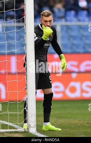 Gênes, Italie. 06Th Feb 2019. Foto LaPresse - Tano Pecoraro03 022019 - Genova (Italia) CalcioGenoa SassuoloCampionato Sport vs di Calcio Serie A TIM 2018/2019 - Stade "Luigi Ferraris"nella foto : Radu andreiPhoto LaPresse - Tano Pecoraro03 Février 2019 Ville Genova - (Italie) SoccerGenoa SassuoloItalian Sport vs championnat de football Ligue A - 2018/2019 TIM "Luigi Ferraris" Stadiumin la pic : Radu andrei Crédit : LaPresse/Alamy Live News Banque D'Images