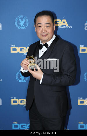 Los Angeles, USA. 2 Février, 2019. Animatrice Joey Zhou participant à la 71e assemblée annuelle Directors Guild of America Awards au Ray Dolby Ballroom à Los Angeles, Californie le 2 février 2019. Credit : Sheri Determan/Alamy Live News Banque D'Images