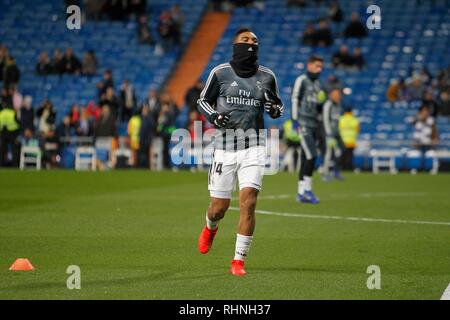 Madrid, Espagne. 06Th Feb 2019. Match de football entre le Real Madrid et de l'Alaves 2018/2019 Ligue Espagnole, qui a eu lieu au Santiago Bernabeu, à Madrid. (Photo : Jose L. Cuesta/261/Cordon presse). Casemiro Cordon Cordon Crédit : Presse Presse/Alamy Live News Banque D'Images