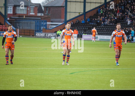 Widnes, UK. 06Th Feb 2019. Widnes Vikings vs Halifax RLFC 3 Février 2019 Crédit : Stuart Hough/Alamy Live News Banque D'Images