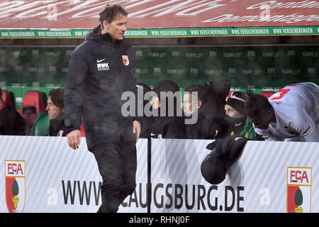 Augsburg, Allemagne. 06Th Feb 2019. Jens Lehmann (Co coach Augsbourg). 1er Football Bundesliga, 20 ème journée, journée20. FC Augsburg (A) -1 FSV FSV FSV Mainz 05 (MZ) 3-0. sur 03.02.2019 à Augsbourg/Allemagne, WWK AREN A. | Conditions de crédit dans le monde entier : dpa photo alliance/Alamy Live News Banque D'Images