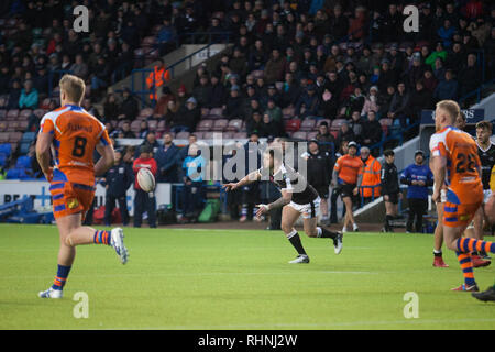 Widnes, UK. 06Th Feb 2019. Widnes Vikings vs Halifax RLFC 3 Février 2019 Crédit : Stuart Hough/Alamy Live News Banque D'Images