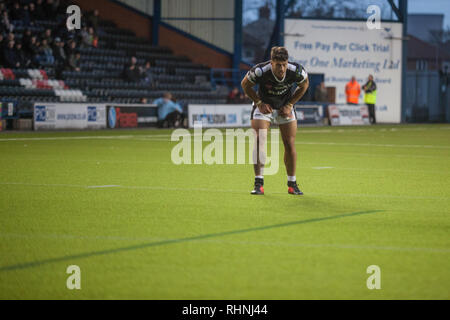 Widnes, UK. 06Th Feb 2019. Widnes Vikings vs Halifax RLFC 3 Février 2019 Crédit : Stuart Hough/Alamy Live News Banque D'Images