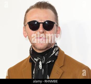 Londres, Royaume-Uni. 3, 2019. Simon Pegg vu à l'enfant qui serait le roi à la projection de gala Luxe Odeon Leicester Square. Credit : Keith Mayhew SOPA/Images/ZUMA/Alamy Fil Live News Banque D'Images