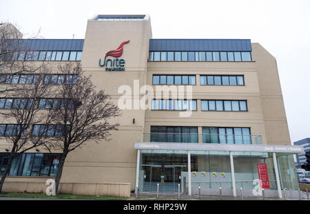 La maison Jones ack bureaux de Liverpool Liverpool Unite the Union Janvier 2019 Banque D'Images