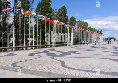 Parc des Nations (Parque das Nações de Lisbonne, Portugal) Banque D'Images