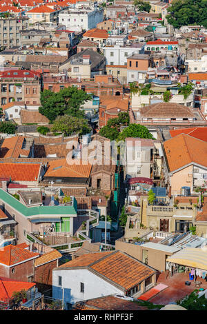 XIAMEN, Chine -le 12 octobre : c'est une vue de l'architecture historique de l'île de Gulangyu Gulangyu, est un site du patrimoine culturel mondial de l'Unesco et célèbre trave Banque D'Images