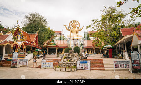 Big Buddha Temple de Wat Phra Yai à Bo Put, Ko Samui Banque D'Images