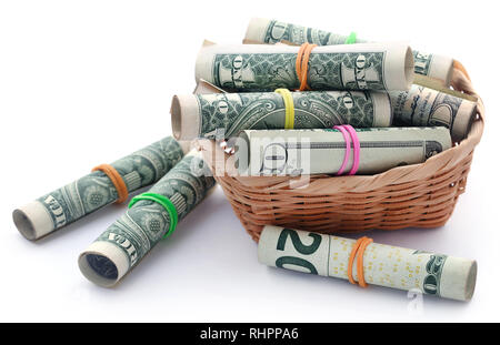 En dollars américains, symbolisé comme produit alimentaire Banque D'Images