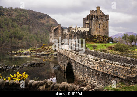 Le Château d'Eilean Donan en Ecosse Banque D'Images