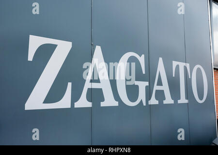 Zagato design studio et l'usine à Milan Italie Banque D'Images