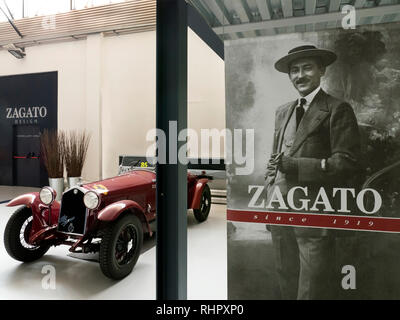 Zagato design studio et l'usine à Milan Italie Banque D'Images