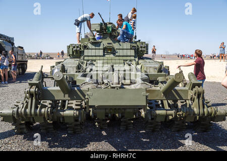 Forum technique militaire international-2018 de l'armée. Machine de déminage blindé BMR-3, Uralvagonzavod production Banque D'Images