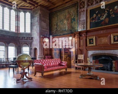 Cross Hall, Château de Bamburgh, Northumberland, Angleterre Banque D'Images